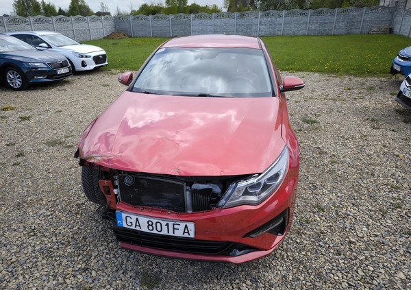 Kia Optima cena 50900 przebieg: 76000, rok produkcji 2019 z Boguchwała małe 137